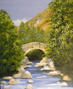Voir le détail de cette oeuvre: Pont sur le Drac dans le Valgaudemar 